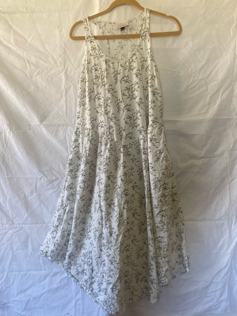 Universal Thread Cream Floral A-Line Maxi Skirt